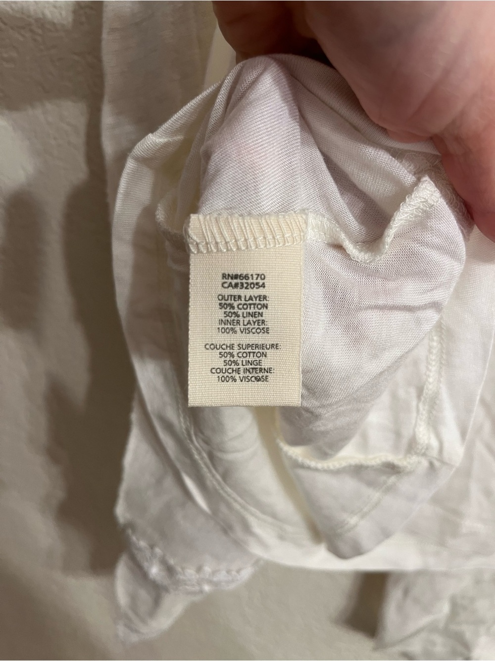 Anthropologie Cream Lace-Trim cottagecore/ fairy/ beach linen Tunic - Picture 4 of 6
